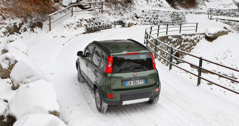 Nuova Fiat Panda 4x4 Sulla Neve  11