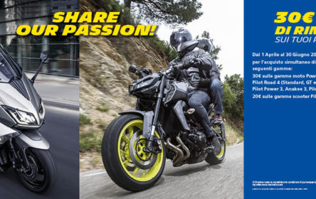 Promozione Pneumatici Moto MICHELIN ” SHARE OUR PASSION” Banner20SellOut 970x400px